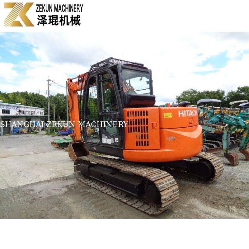 Japão Importa 7,5 toneladas Usadas Hitachi ZX75 Excavator Isuzu Motor ZX75US-A para Agricultura