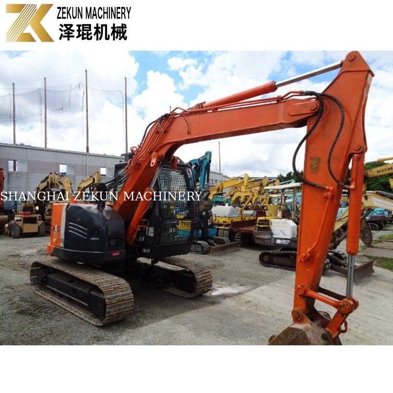 Japão Importa 7,5 toneladas Usadas Hitachi ZX75 Excavator Isuzu Motor ZX75US-A para Agricultura