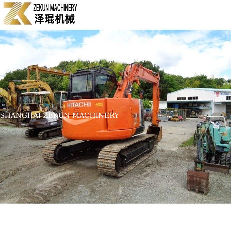 Japão Importa 7,5 toneladas Usadas Hitachi ZX75 Excavator Isuzu Motor ZX75US-A para Agricultura