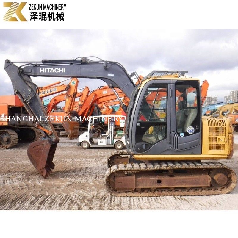 7200 KG Usado Japão Mini 8 Ton Hitachi 80 Excavator ZX80 com bomba hidráulica original