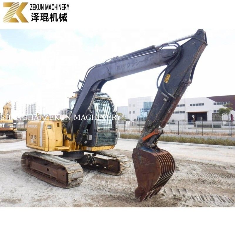 7200 KG Usado Japão Mini 8 Ton Hitachi 80 Excavator ZX80 com bomba hidráulica original