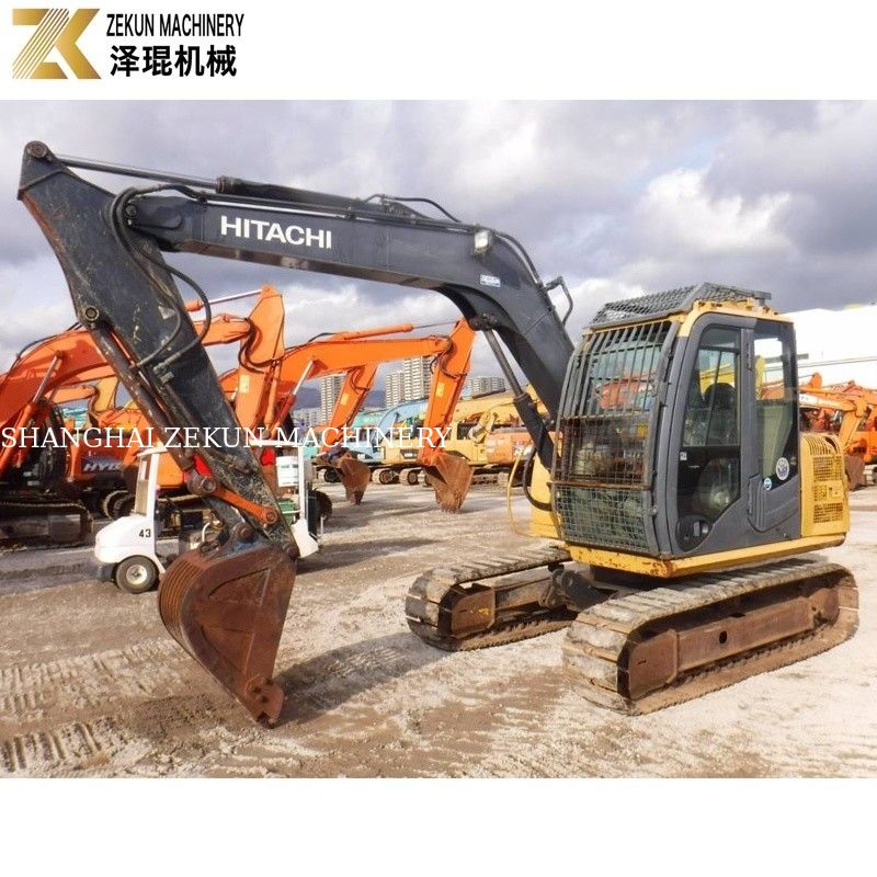 7200 KG Usado Japão Mini 8 Ton Hitachi 80 Excavator ZX80 com bomba hidráulica original