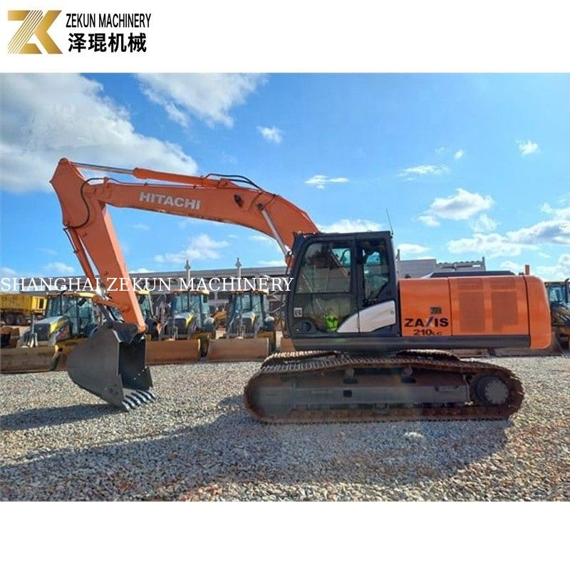 Excavadora usada Hitachi ZX210 ZX210LC ZX210LC-3 com motor japonês original a quente
