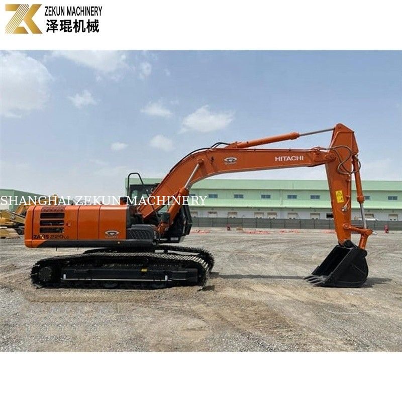 Excavadora de tamanho médio ZX220LC com para construção de escavação 22 toneladas Usado Hitachi 220