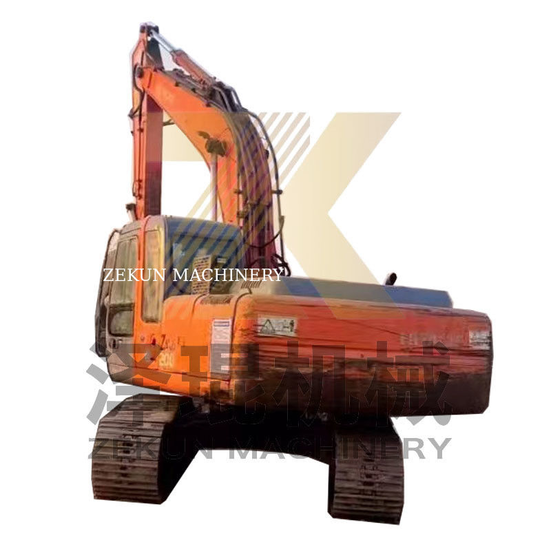 95% Excavadora Hitachi ZX200-6 usada para operações e tarefas de máquinas de construção
