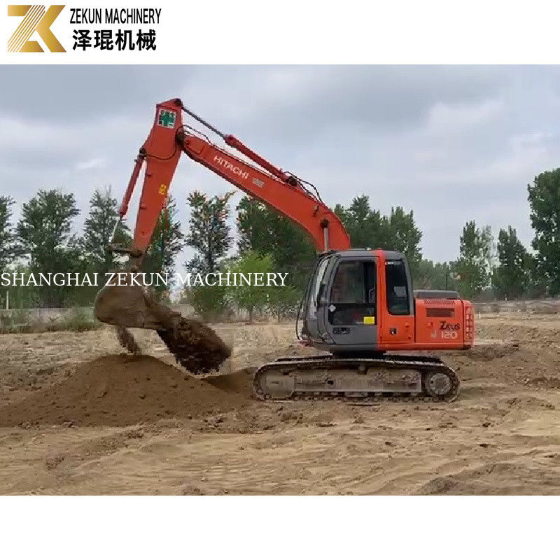 2012 Hitachi 120-2 Excavadora Peças originais e pista de borracha para escavação