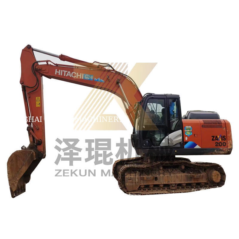 Excavadora usada Hitachi ZX200-5 20 Ton Original Japão para suas necessidades de construção