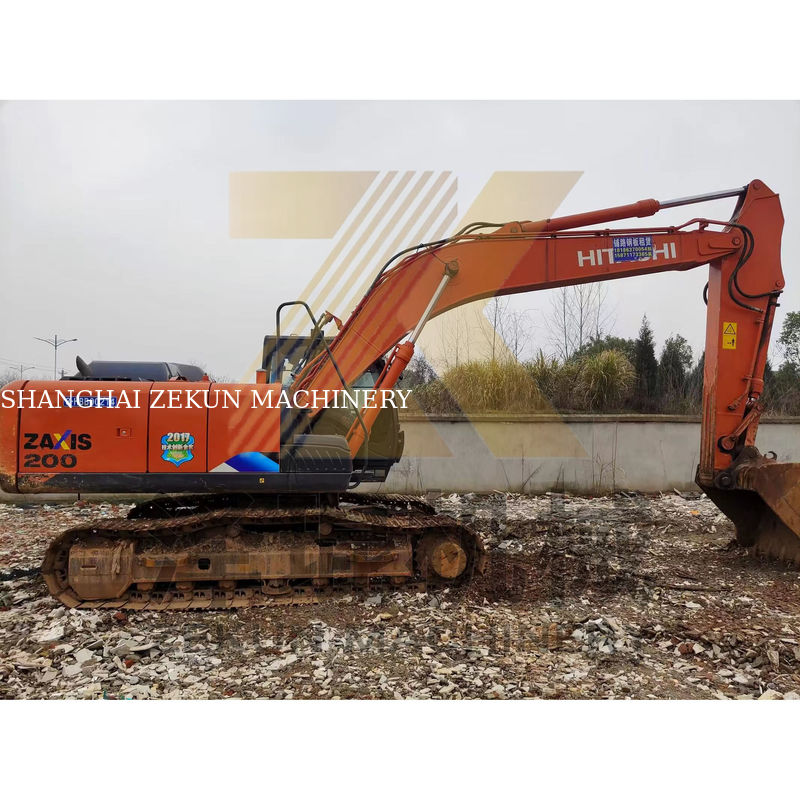 Excavadora usada Hitachi ZX200-5 20 Ton Original Japão para suas necessidades de construção