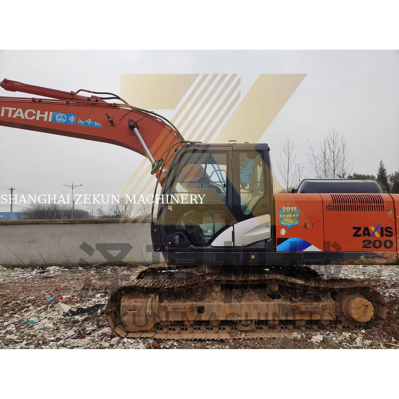 Excavadora usada Hitachi ZX200-5 20 Ton Original Japão para suas necessidades de construção