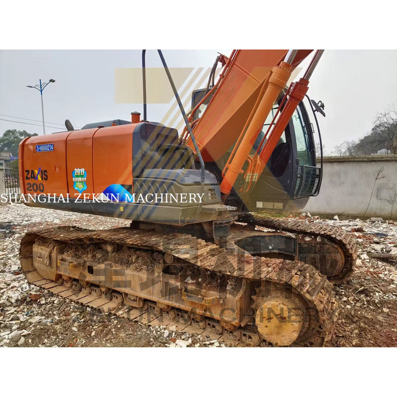 Excavadora usada Hitachi ZX200-5 20 Ton Original Japão para suas necessidades de construção