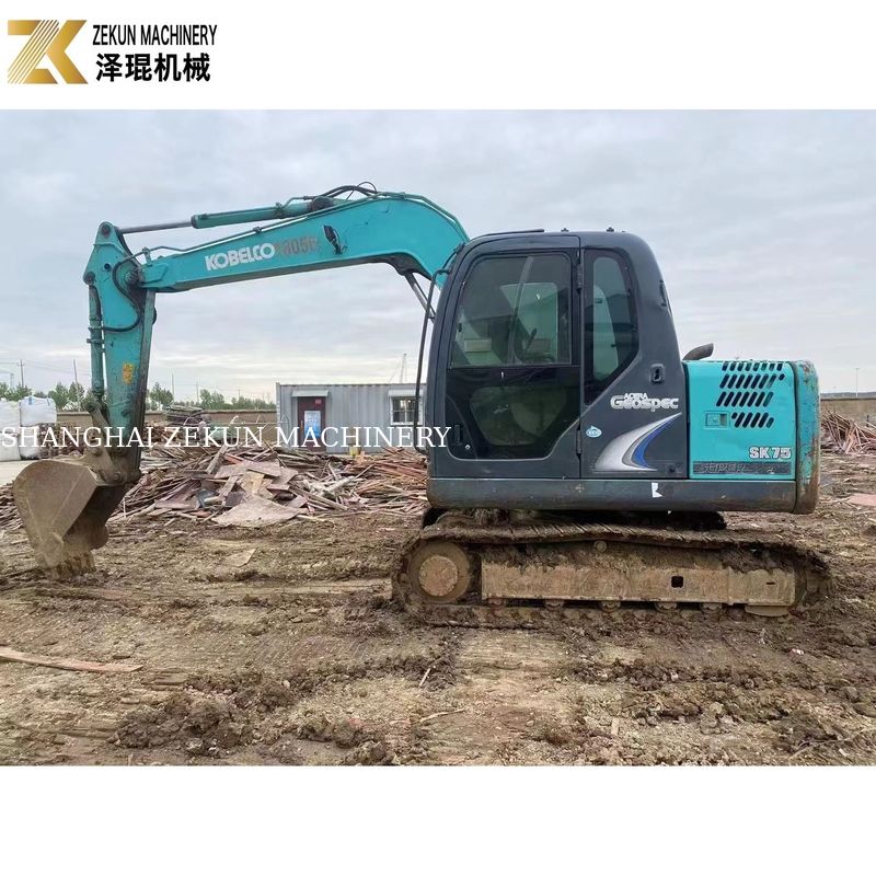 2017 Usado Kobelco SK75-8 7.5 toneladas Excavadora japonesa Design original