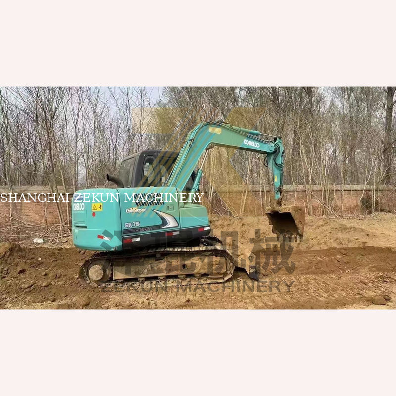 4001-6000 Horas de Trabalho Excavadora Kobelco SK75-8 SR usada para leilões em Xangai