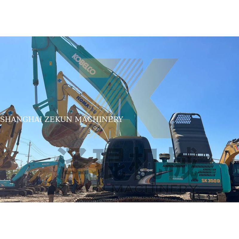 Top- Usado Kobelco SK350-8 ZX360-3 Escavação com motor HINO 35000 KG peso da máquina