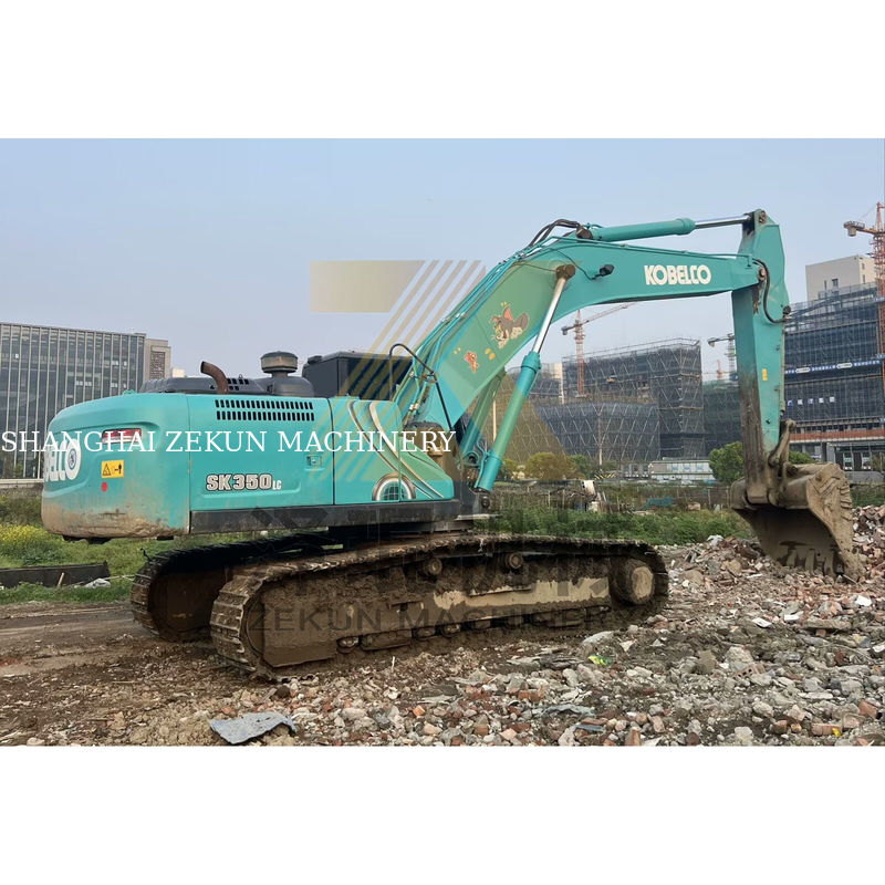 Bom estado Kobelco SK350LC 8 Excavadora com capacidade de 1.6 m3 de balde e motor HINO