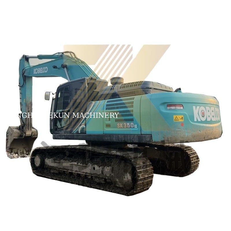 Excavadora usada Kobelco SK350 SK350-8 SK350-10 com outra bomba hidráulica e ano 2020