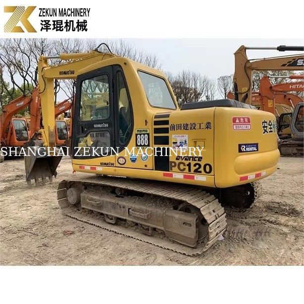 Preço acessível 63kw Komatsu PC120-6 Excavadora Crawler 120 6 8 para Escavação Agrícola
