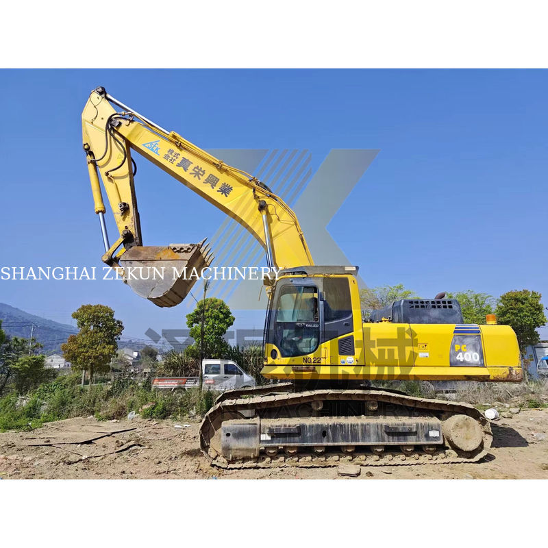 Excavadora de 40 toneladas usada Komatsu PC400-7 Escavação em Xangai 4000-6000 horas de trabalho
