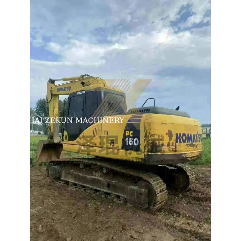 Komatsu PC160 Excavadora de 16 toneladas Máquina usada original com poucas horas de trabalho no Japão