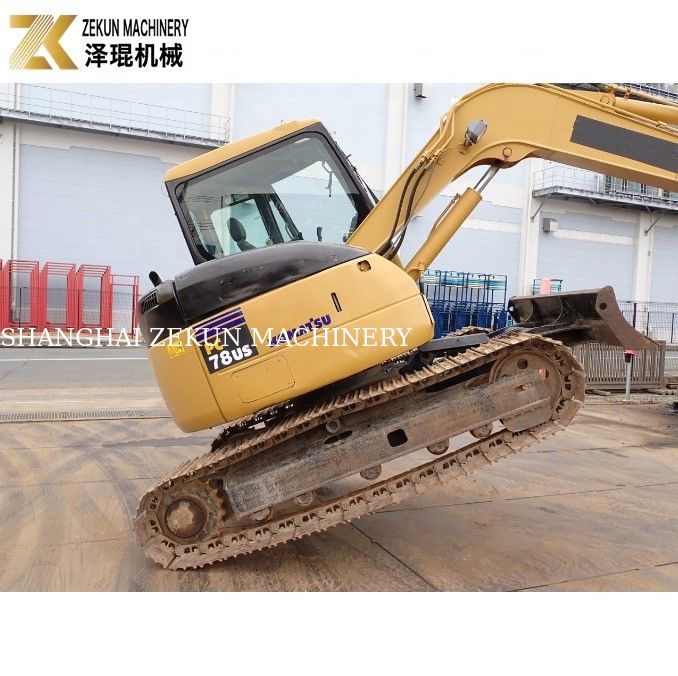 7 toneladas Japão Mini Usado Komatsu PC78US Excavadora PC78 EUA Ano Máquina Peso 7630 KG