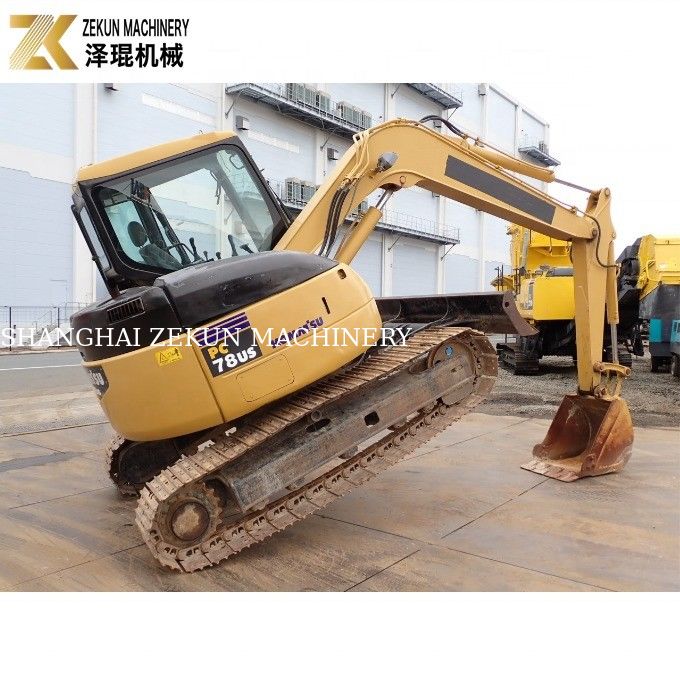 7 toneladas Japão Mini Usado Komatsu PC78US Excavadora PC78 EUA Ano Máquina Peso 7630 KG