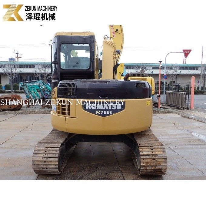 7 toneladas Japão Mini Usado Komatsu PC78US Excavadora PC78 EUA Ano Máquina Peso 7630 KG