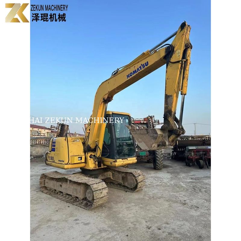Usado Japão Komatsu PC60-7 Excavadora 6Ton Cor Original KOMATSU Motor