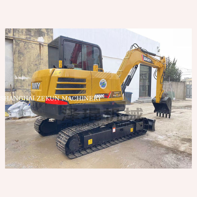 Sany SY60C Pro Excavator 60C usado com excelente desempenho e 0-2000 horas de trabalho