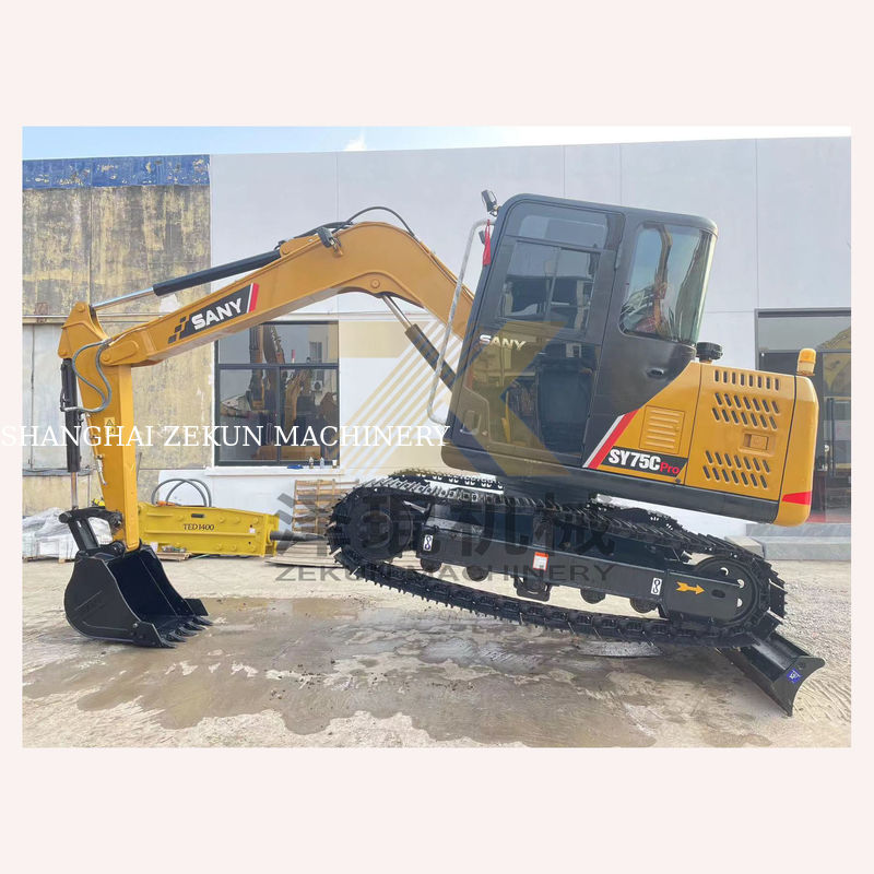 7500 KG Sany SY75C Pro Excavator A combinação perfeita de potência e eficiência