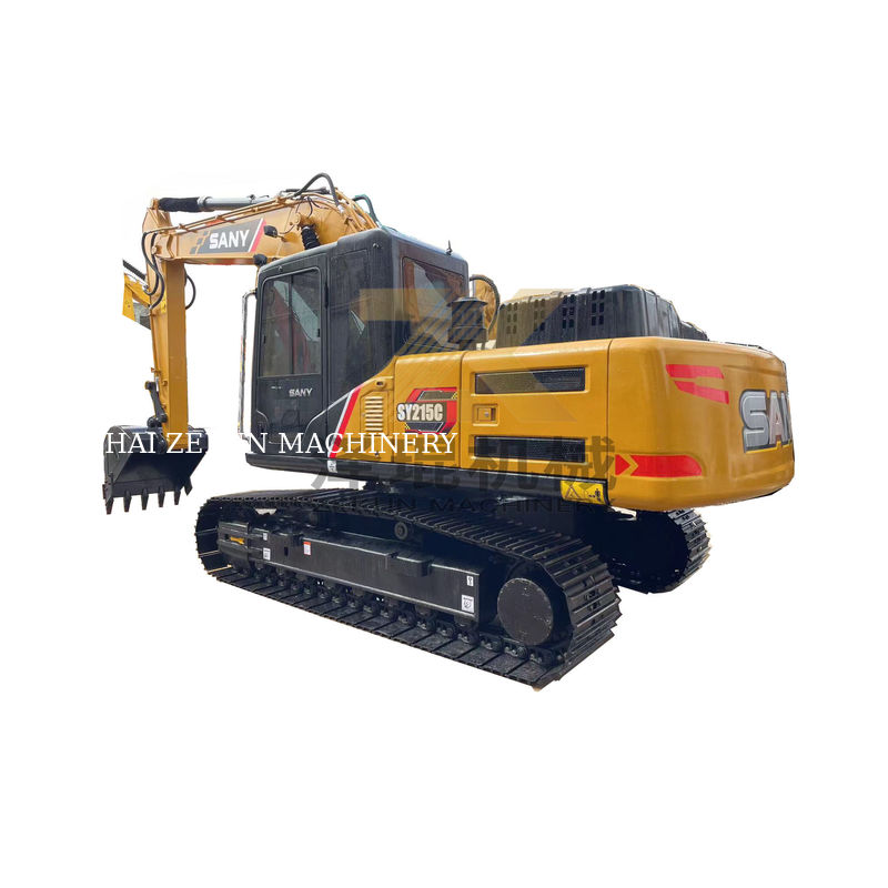 Sany Sy215c Excavadora de rastreador hidráulico 1,1 m3 Capacidade de balde para construção