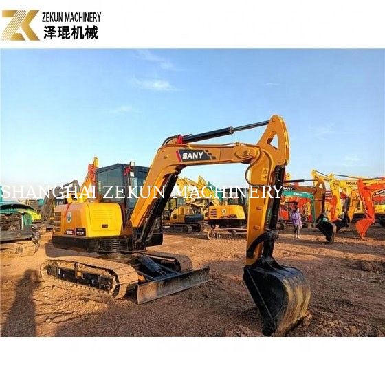 Excavadora Sany SY60C PRO de 6 toneladas usada com motor Sany e horas baixas