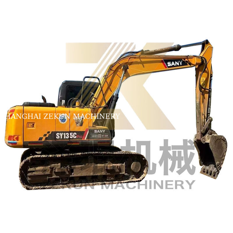 Sany SY135 Pro Crawler Excavator 0,6 m3 Capacidade de balde 2001-4000 Horas de trabalho utilizadas