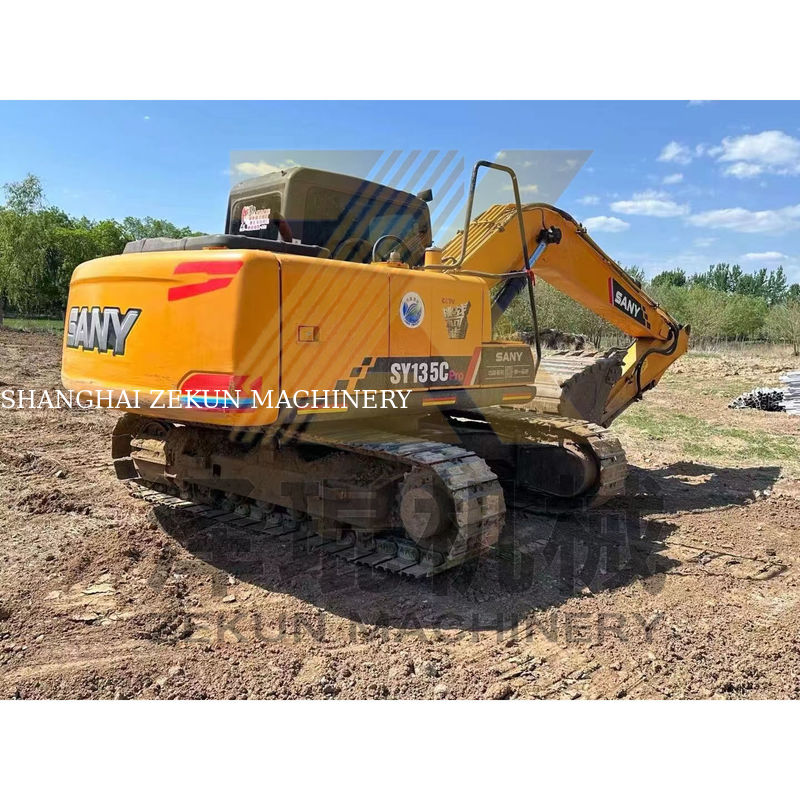 Sany SY135 Pro Crawler Excavator 0,6 m3 Capacidade de balde 2001-4000 Horas de trabalho utilizadas