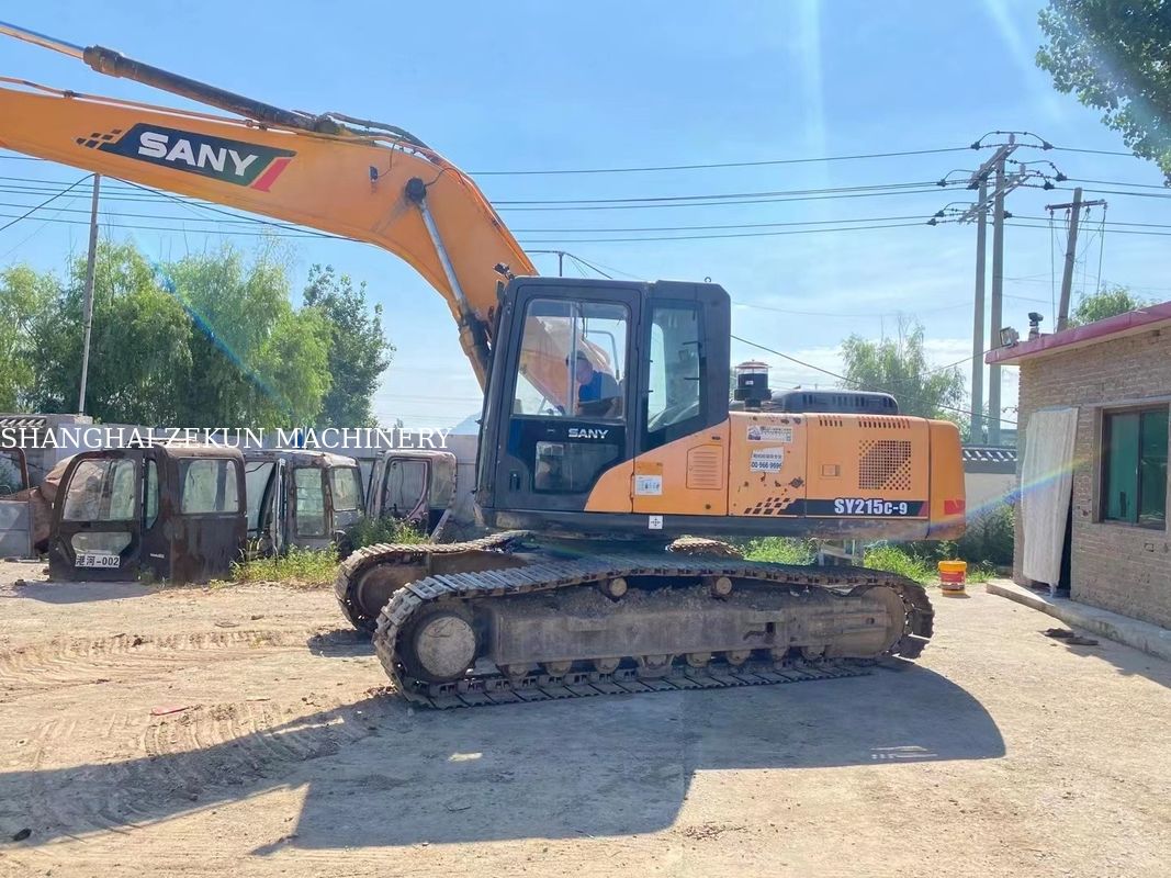 Excavadora de 21 toneladas Sany SY215C-9 SY215C PRO para construção pesada