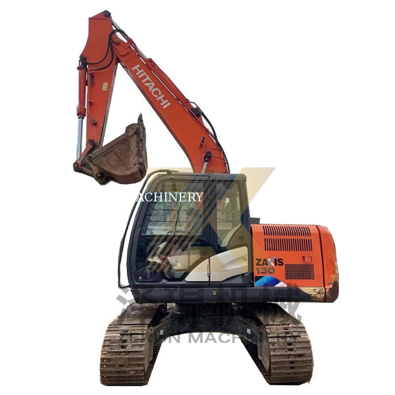 Japão Venda Direta Excavadora ZX130-5A Usada com Poucas Horas e Capacidade de Balde de 0,52 m3