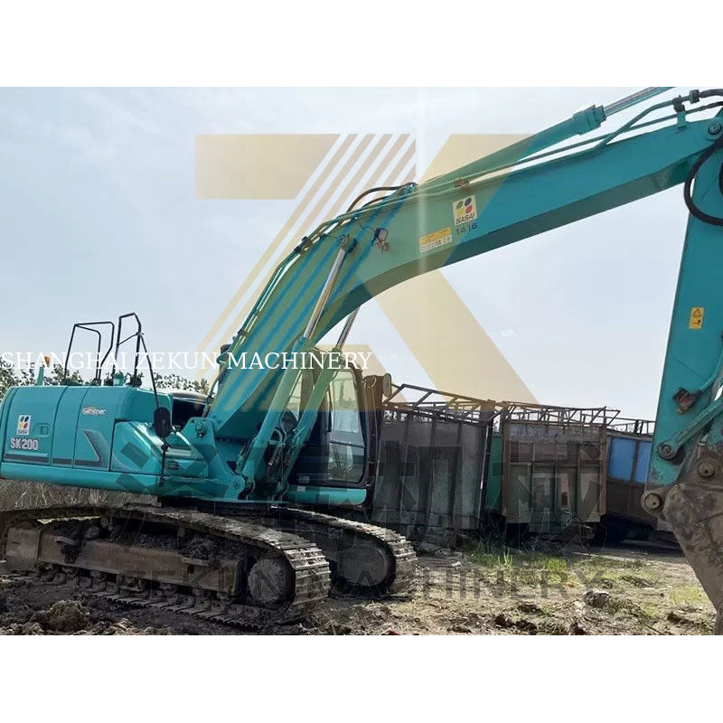 Excavadora Kobelco SK200-8 usada de 20 toneladas, de curta duração, do Japão