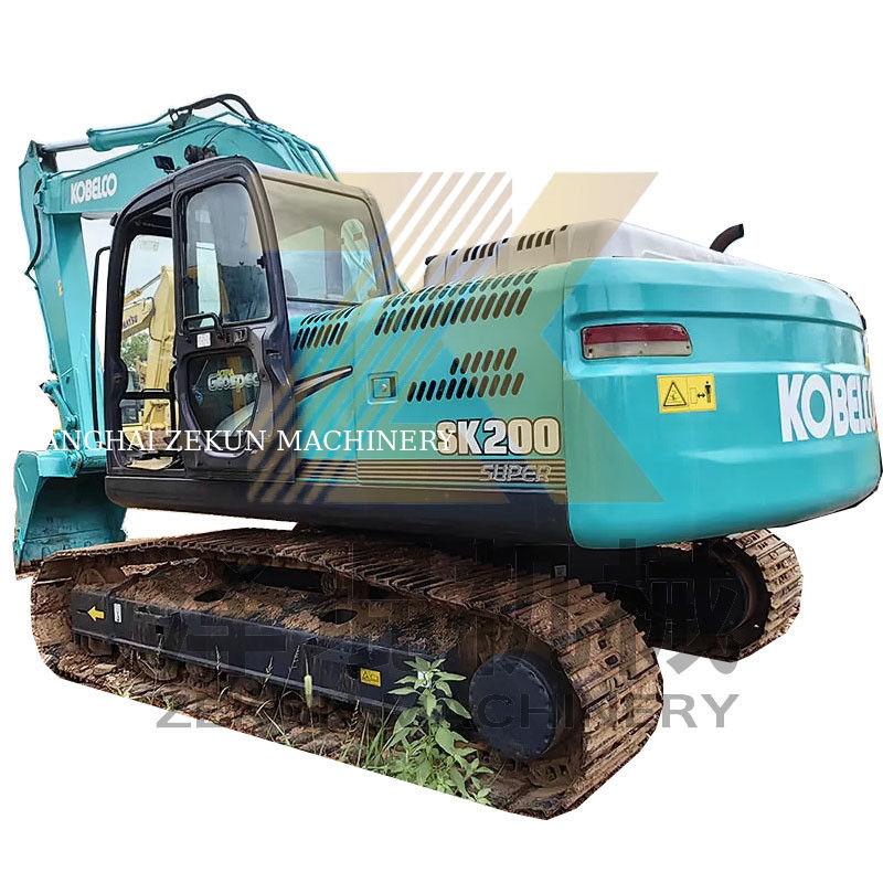 Excavadora Kobelco SK200-8 de 20 toneladas utilizada no Japão com peso operacional de 20000 kg