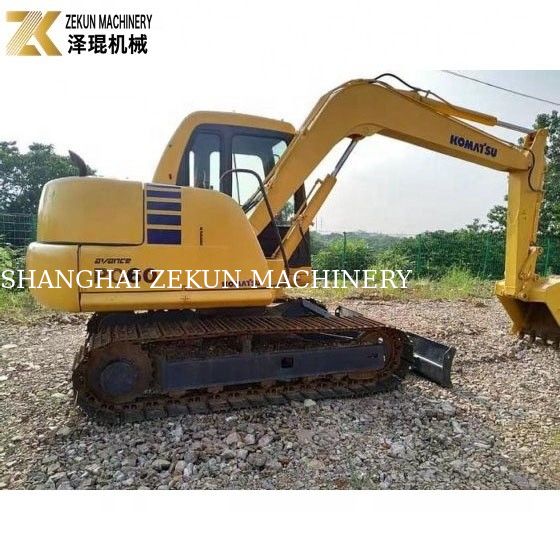 Excavadora usada Komatsu PC60-7 Original do Japão 2 toneladas Peso operacional Mini Excavadora de segunda mão