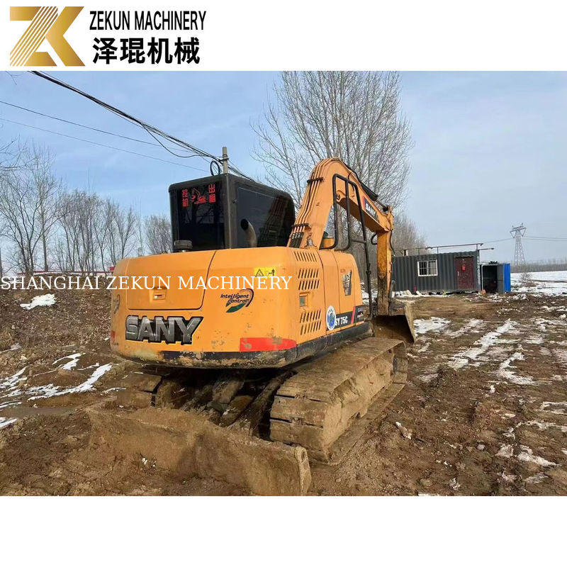 Excavadoras usadas SANY 75C com e horas de trabalho 2001-4000 Apenas 7500 KG peso da máquina