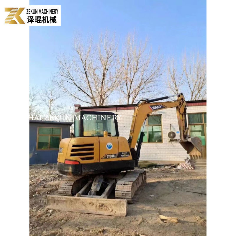 60.7KW Usado Sany 90C Pro Excavator, 2001-4000 horas em boas condições