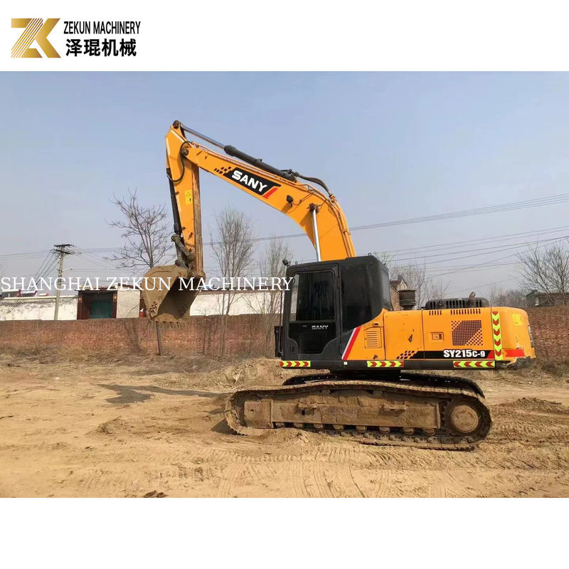 Boa 21 toneladas Usado SY215C-9 Excavadora de longo alcance com 1.2M3 balde