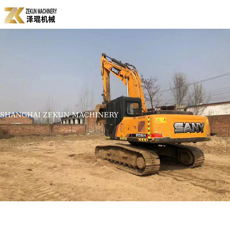 Boa 21 toneladas Usado SY215C-9 Excavadora de longo alcance com 1.2M3 balde
