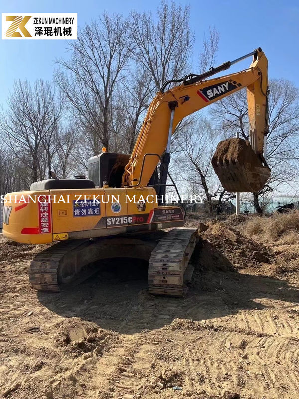 2017 Sany SY215C Pro Excavator 1.2M3 Capacidade de balde Usado Sany Excavator