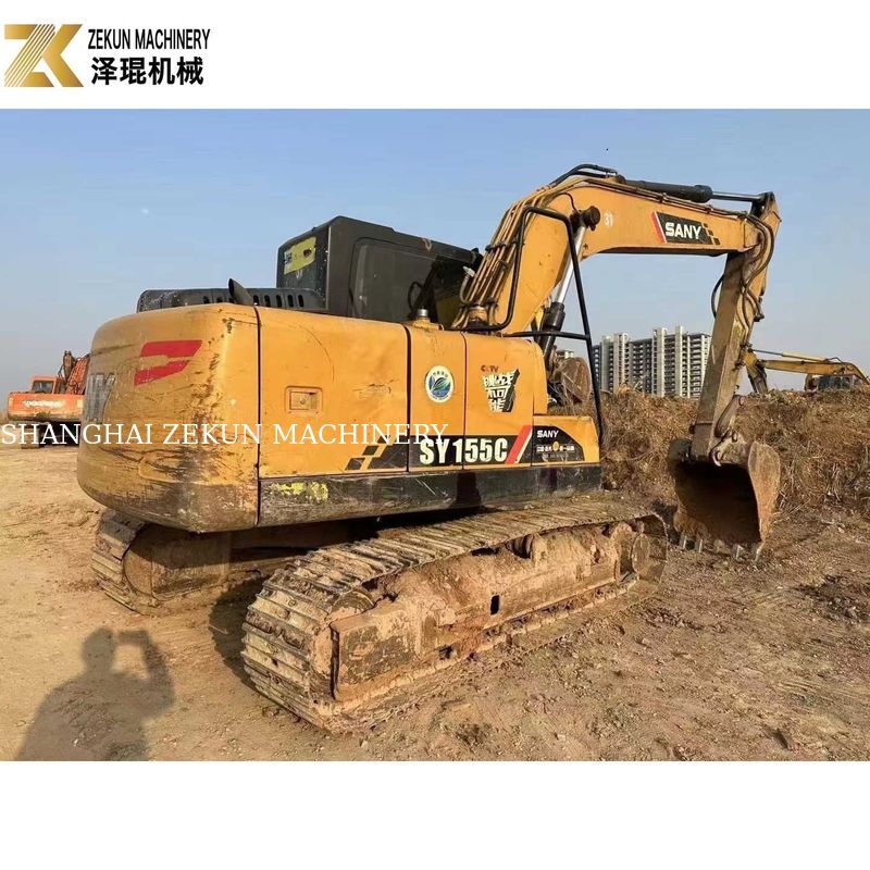 Excavadora Sany Crawler Usada de 13 toneladas SY135C-8 SY135C-9