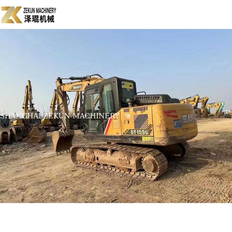 Excavadora Sany Crawler Usada de 13 toneladas SY135C-8 SY135C-9