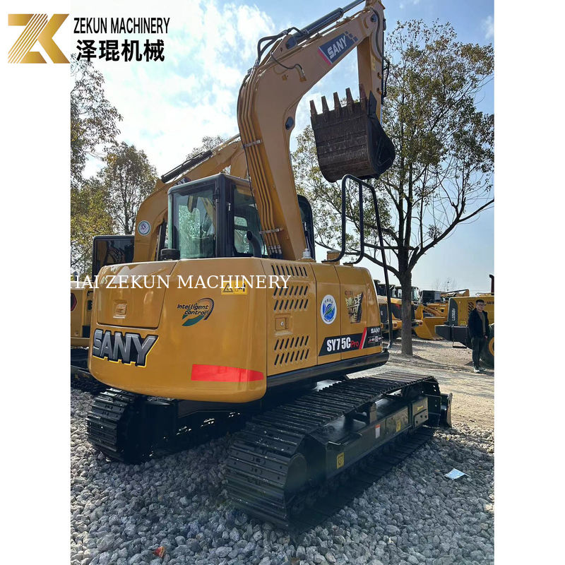 Usado Sany SY75C Pro Mini Excavator 7,5T 0.28m3 balde válvula hidráulica