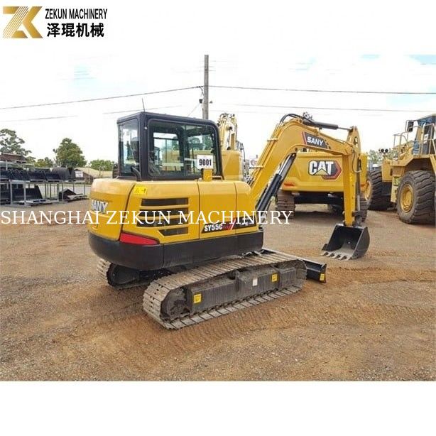 5 toneladas de peso de operação mini-excavadora SY55C Pro By Used Sany Excavator