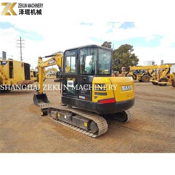 5 toneladas de peso de operação mini-excavadora SY55C Pro By Used Sany Excavator