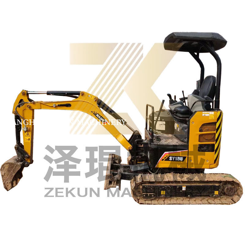 SY18U mini escavadeira de 1,8 toneladas perfeita para espaços pequenos e orçamentos limitados
