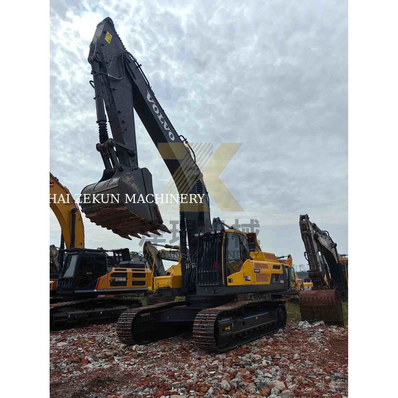 Excavadora Volvo Ec480DL usada com capacidade de balde de 1,77-3,8m3 e em boas condições