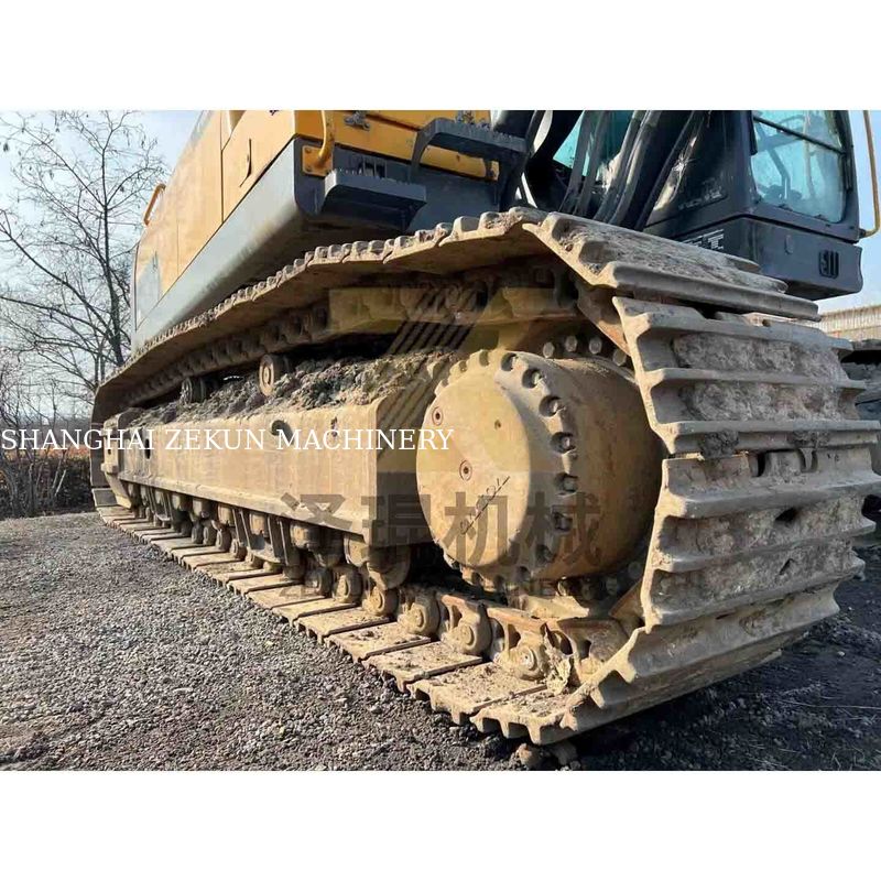 Excavadora Volvo Ec480dl de segunda mão com 4600 horas de trabalho e outro cilindro hidráulico